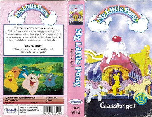 MY LITTLE PONY GLASSKRIGET (VHS)